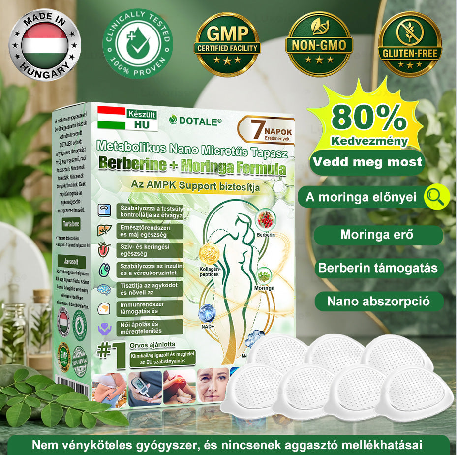 👨‍⚕️🩺Hivatalos Bolt - 𝑫𝑶𝖳𝖠𝐋𝐄® 𝑴𝒆𝐭𝐚𝐛𝐨𝐥𝐢𝐤𝐮𝐬 𝑵𝒂𝐧𝐨 𝑴𝒊𝒌𝒓𝐨𝐭ú𝐬 𝑇𝑎𝒑𝐚𝐬𝐳(Napi egyszeri használat, eredmények 7 napon belül!) ✅ Berenil + Moringa formuláció, ideális tömegtúlzsúlláshoz, bőrhiányossághoz, cukorbetegséghez, apnához és ízületi problémákhoz