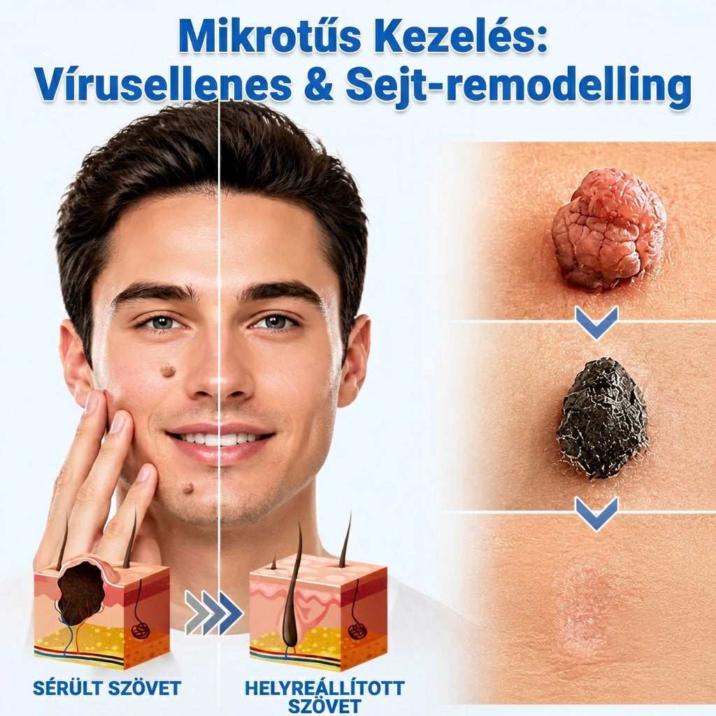 ✨HISKIN® 2 az 1-ben mikrotűs és hidrokolloid tapasz🍀 | Kiemelkedő anyajegyek, pattanások, lapos szemölcsök és bőrcimpák eltávolítására | Segít csökkenteni a ráncokat, hegeket és foltokat | Láthatatlan tapasz arcra és testre